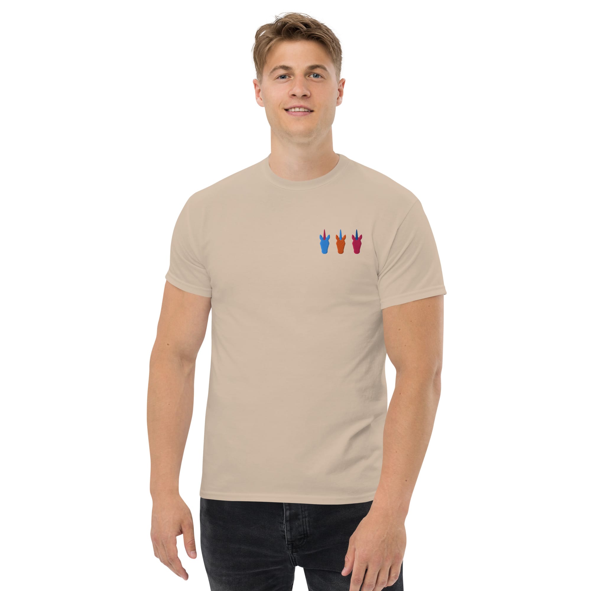 UNIQORNIA Unisex classic tee - Three Unicorns
