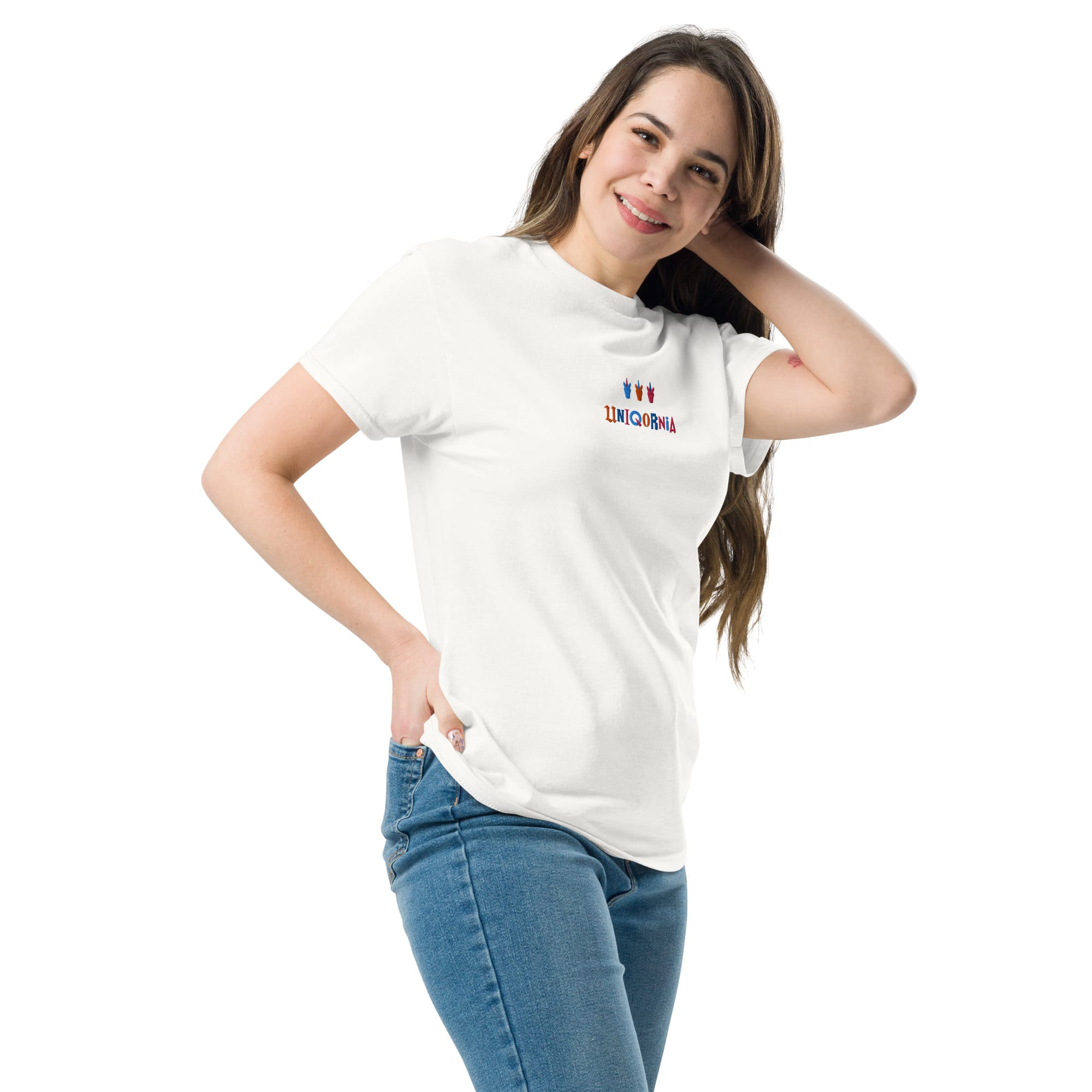 UNIQORNIA Unisex classic tee - Uniqornia Wordmark