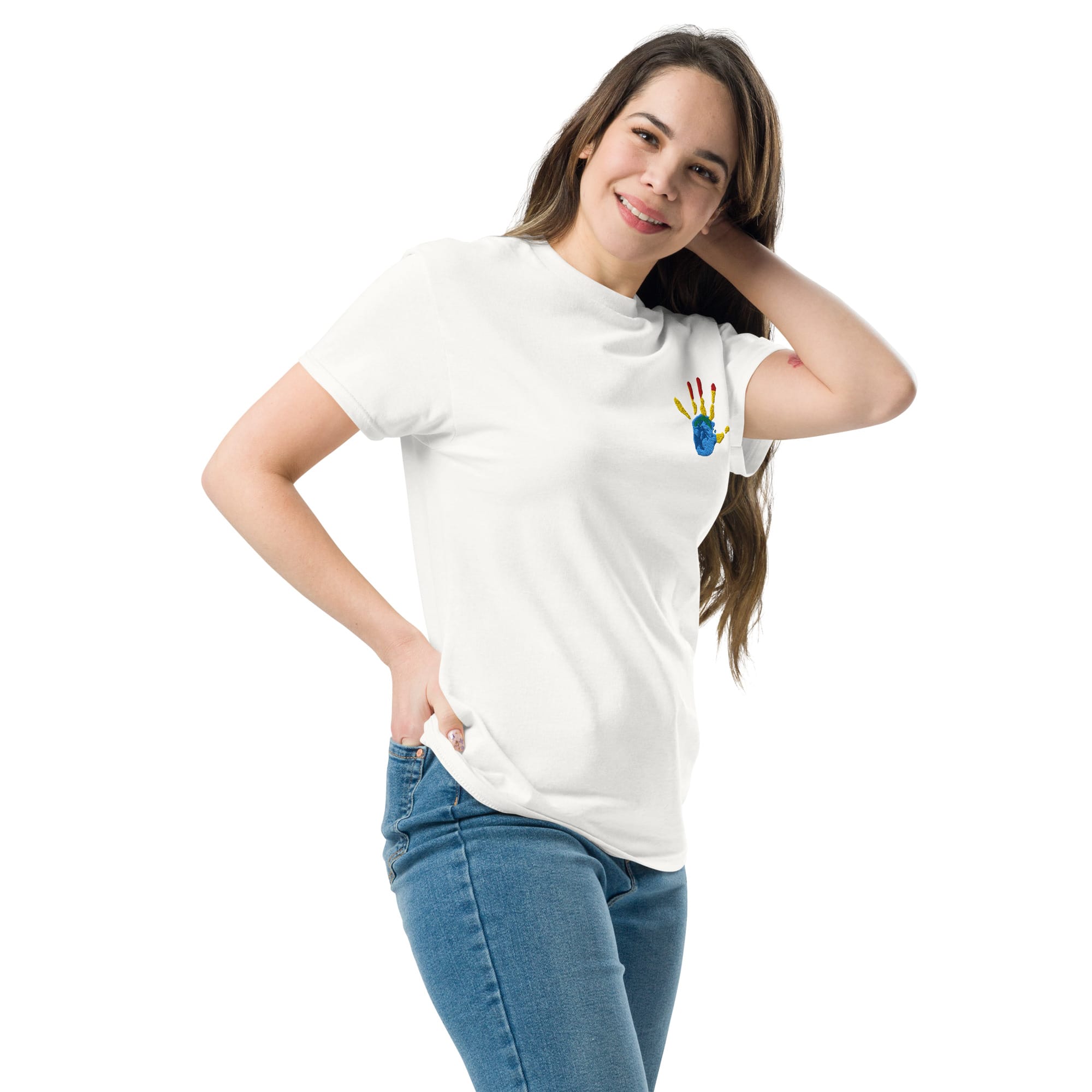 UNIQORNIA Unisex classic tee - My hand