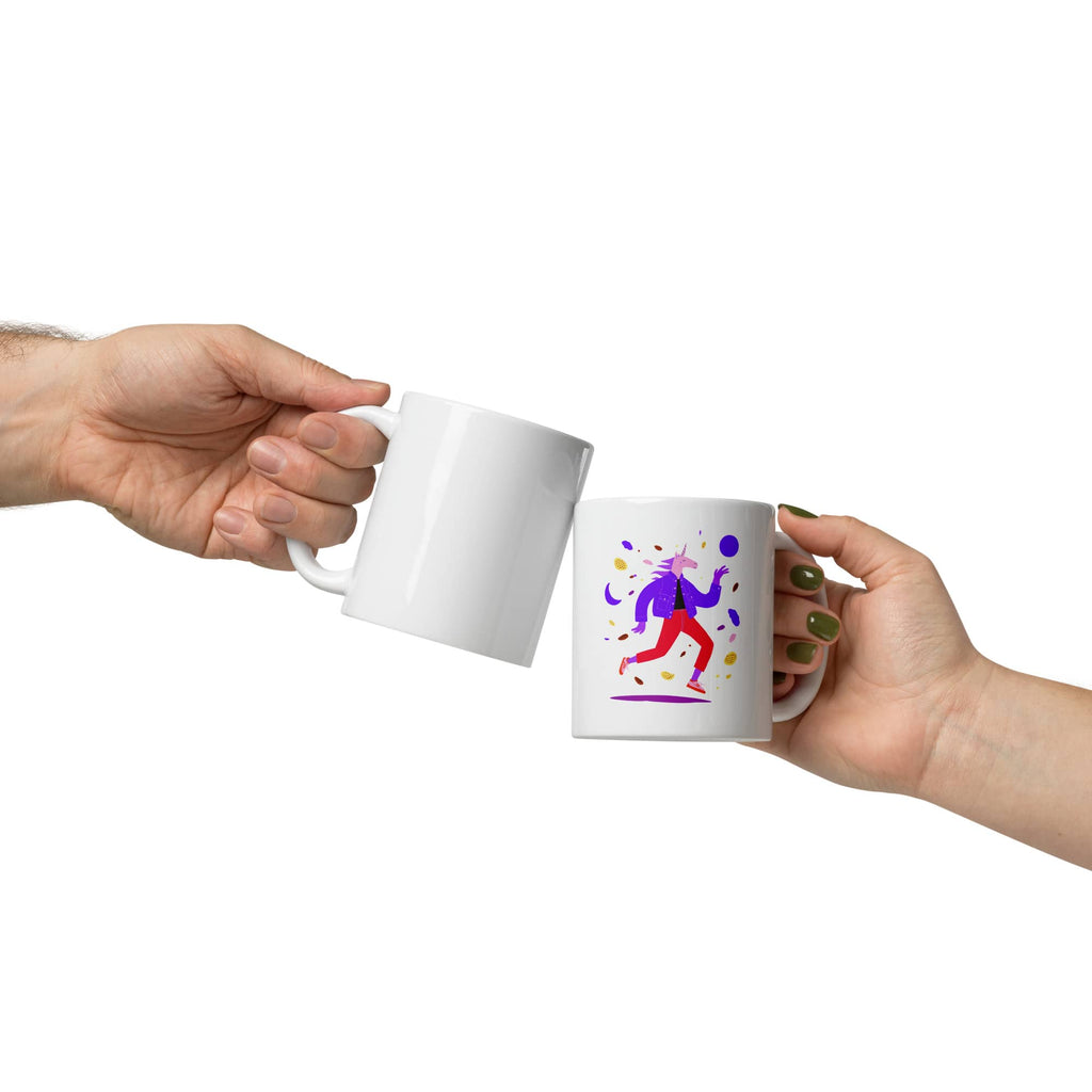 UNIQORNIA White glossy mug - Spin Dancer 7708708_1320