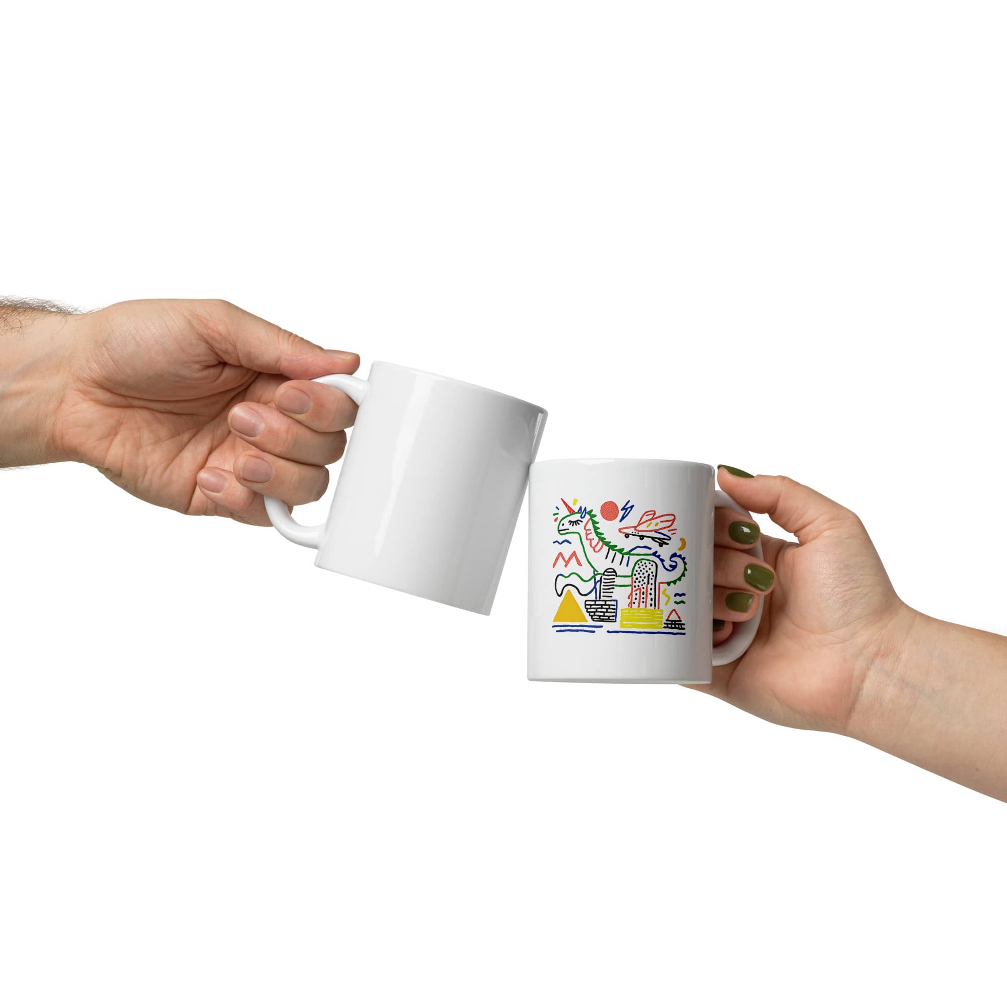 UNIQORNIA White glossy mug - Lore Guardian 7322554_1320