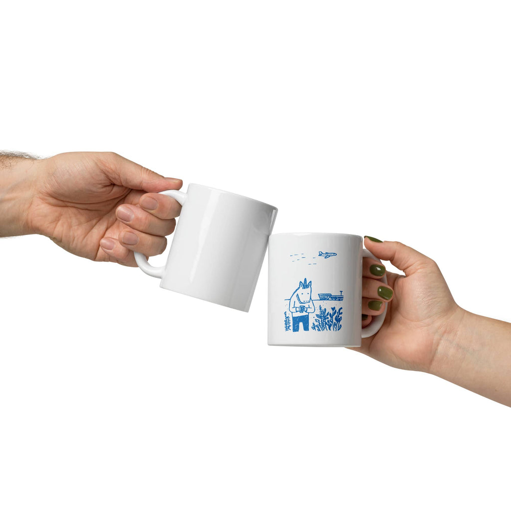 UNIQORNIA White glossy mug - Detail Seeker 1555332_1320