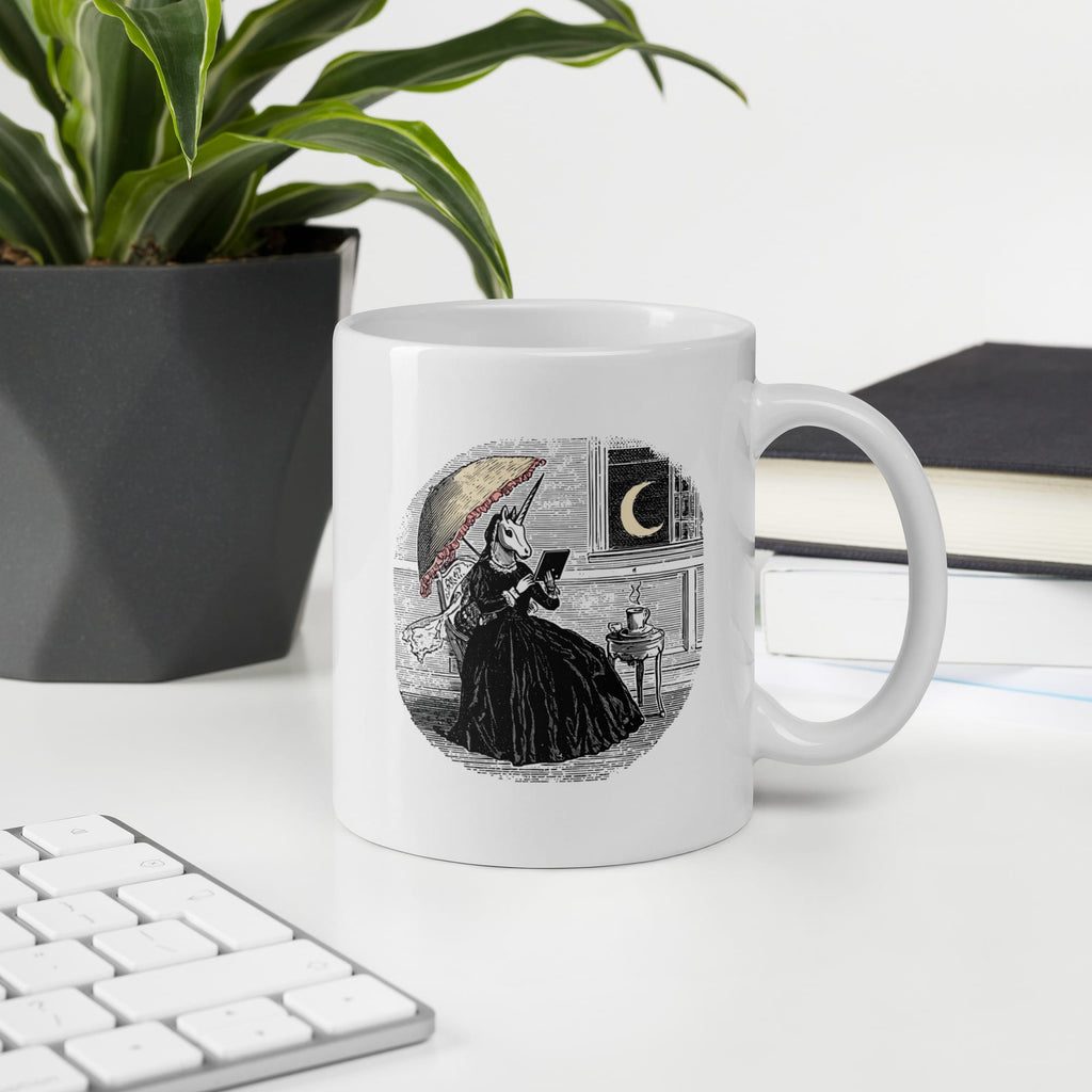 UNIQORNIA White glossy mug - Midnight Gamer 2959371_1320