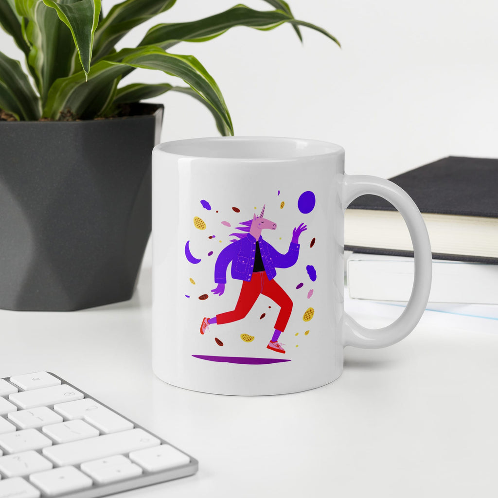 UNIQORNIA White glossy mug - Spin Dancer 7708708_1320
