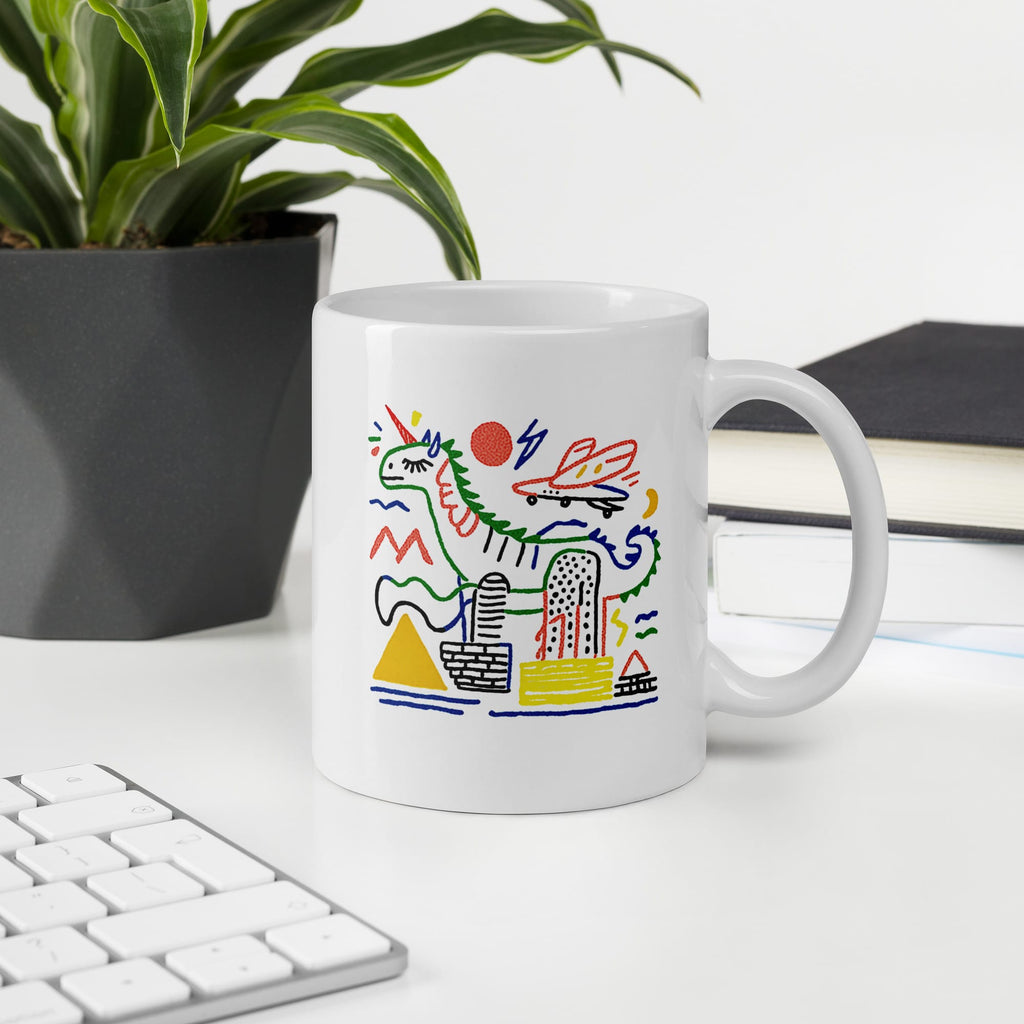 UNIQORNIA White glossy mug - Lore Guardian 7322554_1320